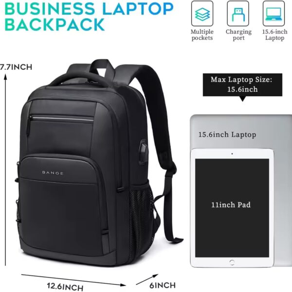 Travel Waterproof Backpack with USB Charging Port