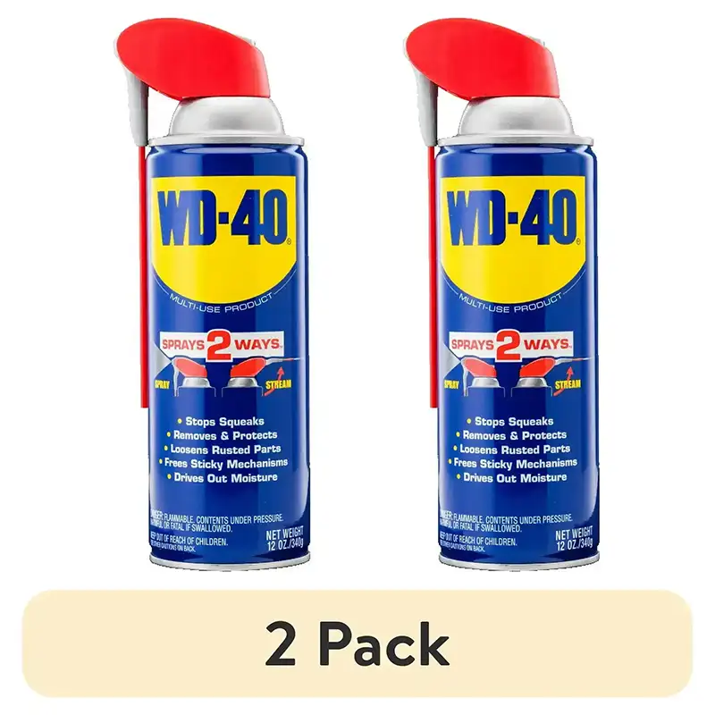 Multi-Use Product Lubricant Spray with Smart Straw