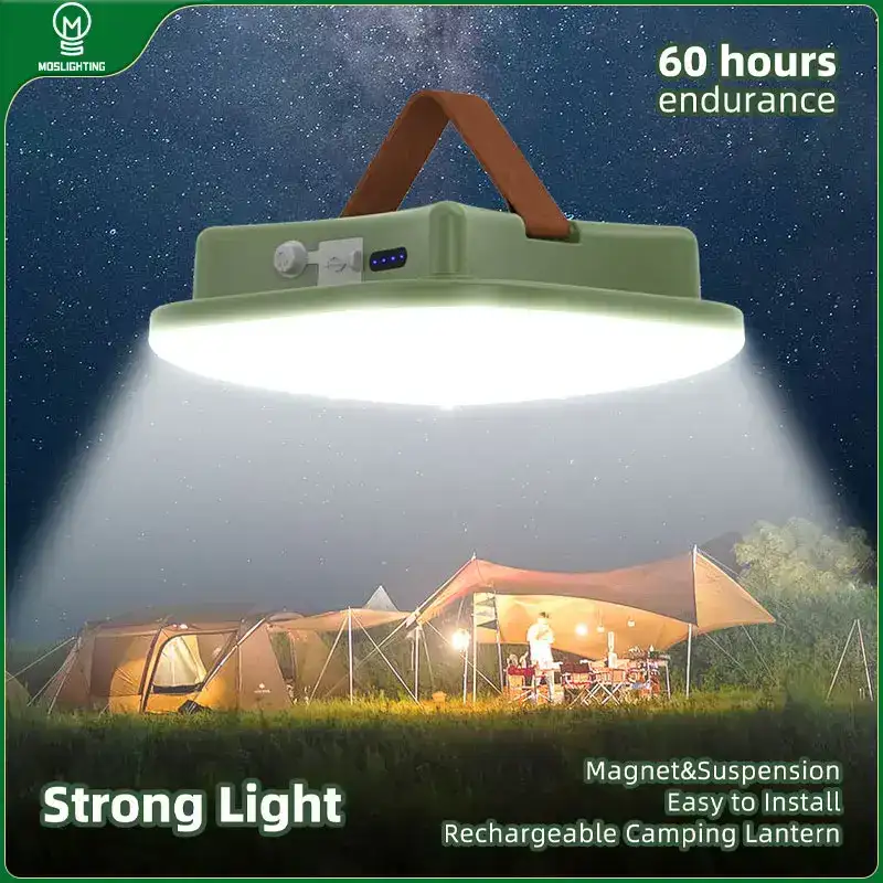 80W Camping Lantern Portable Flashlights