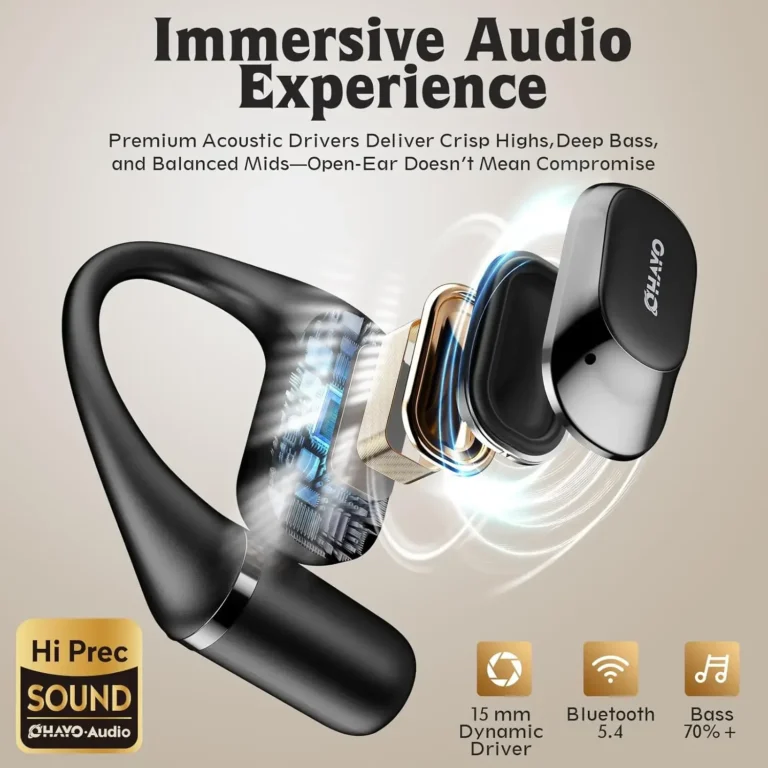 Earphones Ear Hooks Wireless Bluetooth 5.4 Headphones - Image 4