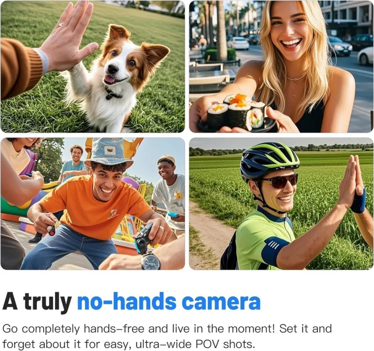 4K HD Mini Pet Collar Camera Wide Angle Lens - Image 6