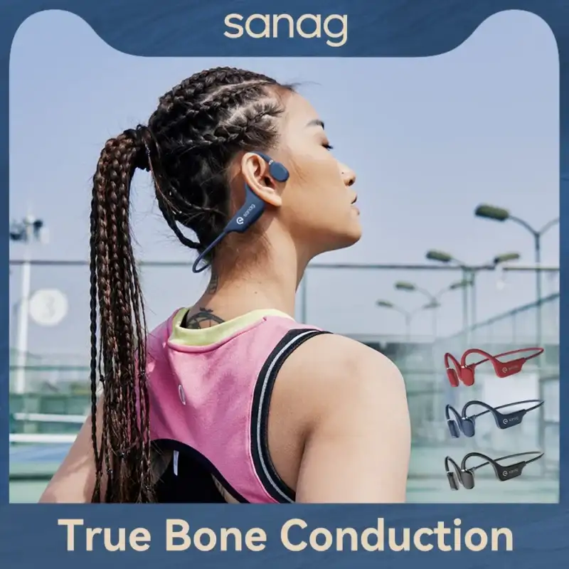 Bone Conduction Earphone Open Ear Bluetooth Wireless