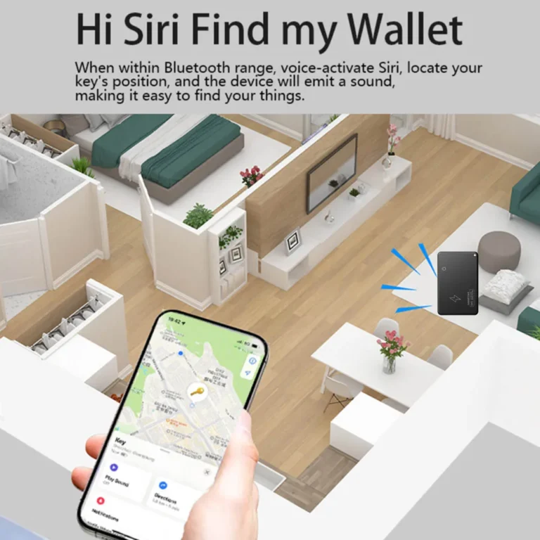Wireless Charging Tracking Location Wallet Card - Image 4