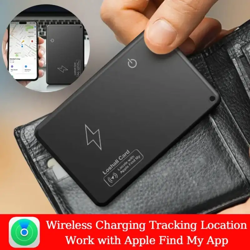 Wireless Charging Tracking Location Wallet Card