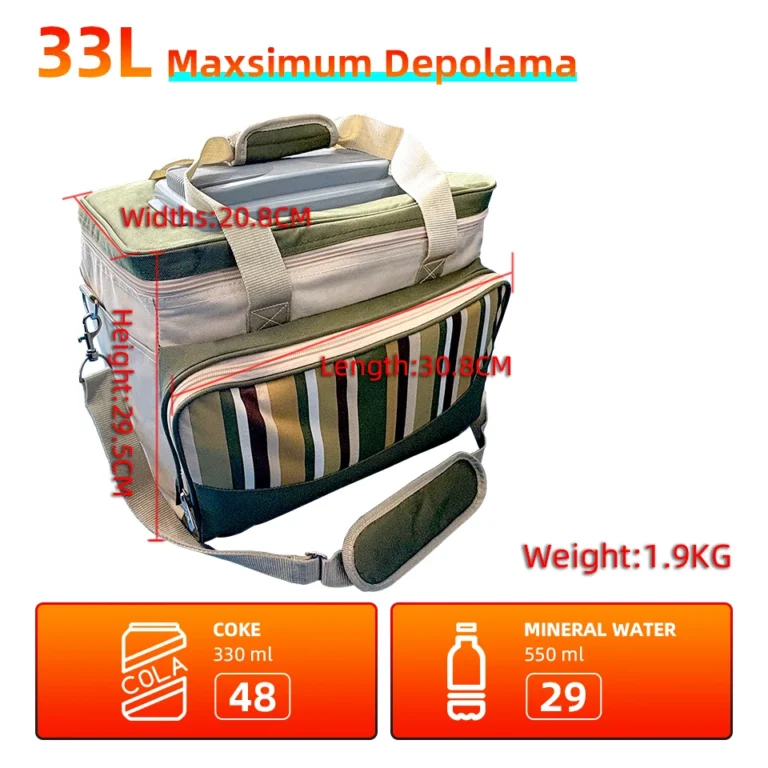 33L Portable Foldable Car Refrigerator Electric Cooler Bag - Image 4
