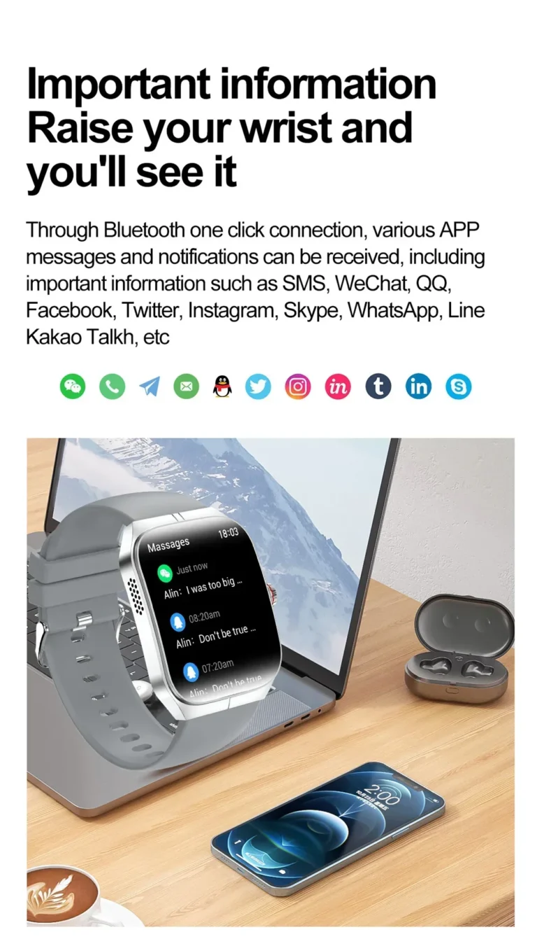 Smart Watch Bluetooth Calling AI Voice - Image 6