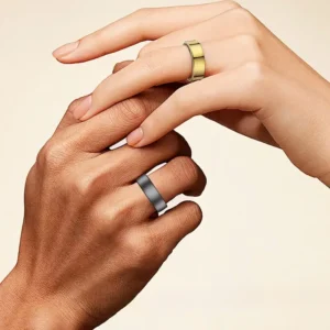 Smart Ring with Gesture Control Health Tracker