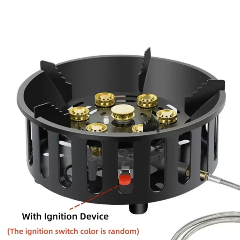 7-Core Camping Stove High-Power Strong Fire Portable Tourist - Image 6