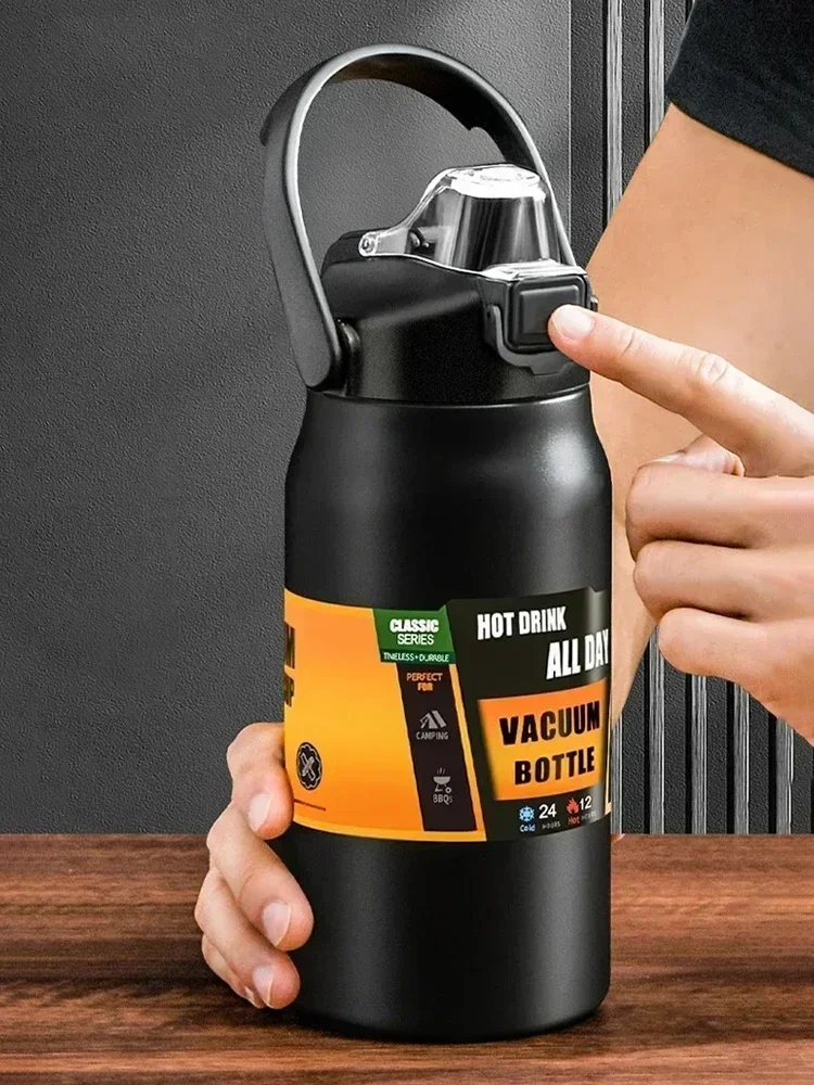 Outdoor Thermos Portable 304 Stainless Steel Water Bottle