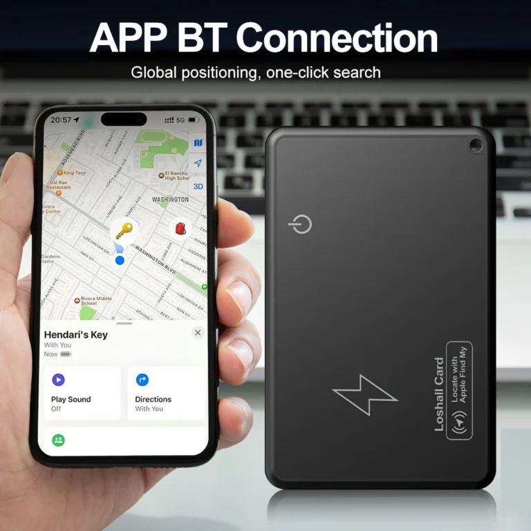Wireless Charging Tracking Location Wallet Card - Image 2