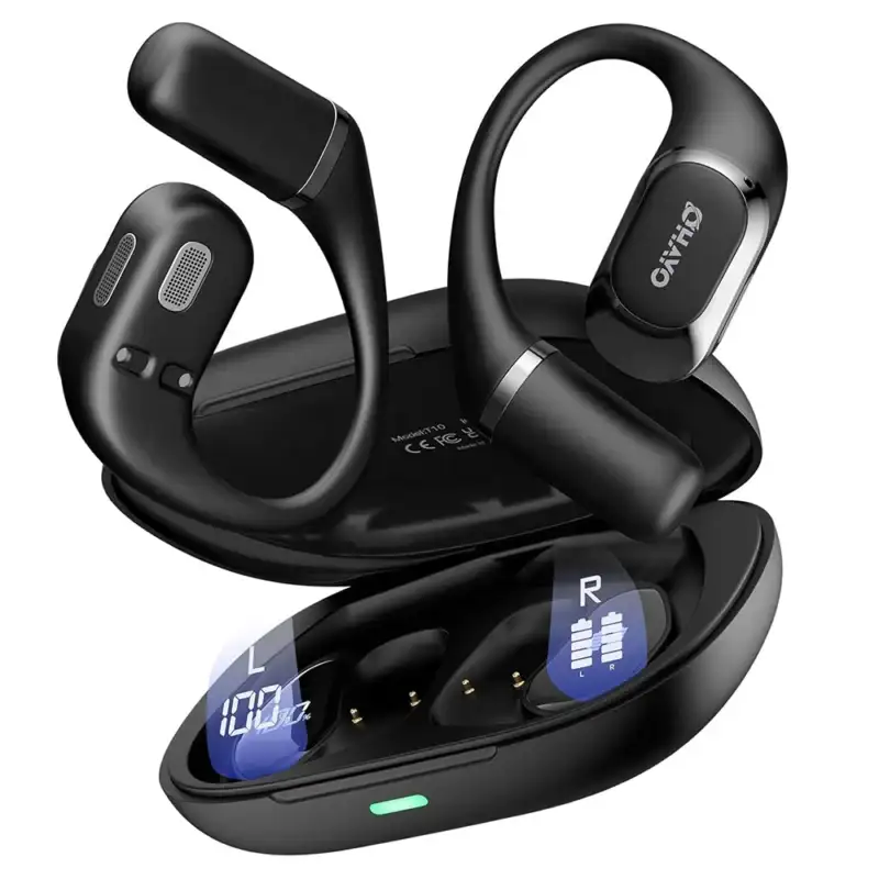 Earphones Ear Hooks Wireless Bluetooth 5.4 Headphones