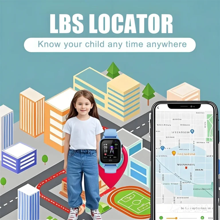 ﻿ Kids Smart Watch Phone 4G Sim Card 2G Internet SOS LBS - Image 2