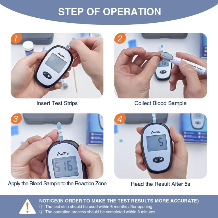 Blood Glucose Meter Monitor for Diabetes Fast Result - Image 6