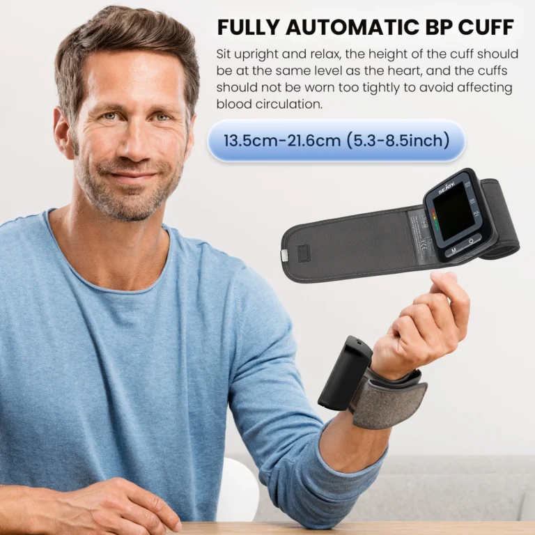 Electronic Blood Pressure Monitor Wrist Cuff Tonometer - Image 4